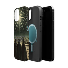 DistinctInk Tough Case for Apple iPhone, Compatible with MagSafe Charging - "Matthew 2:10 - Overjoyed at the sight of the star"