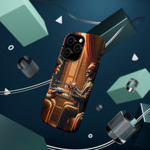 DistinctInk Tough Case for Apple iPhone, Compatible with MagSafe Charging - "Wise Son, Joyful Father: Proverbs 15:20 Reveals Wisdom's Impact"