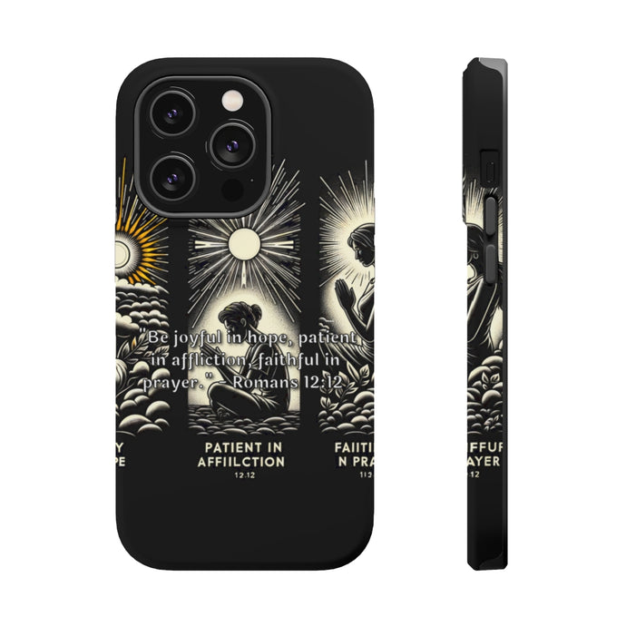 DistinctInk Tough Case for Apple iPhone, Compatible with MagSafe Charging - 