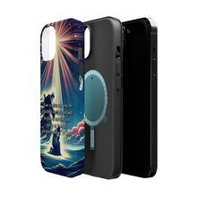 DistinctInk Tough Case for Apple iPhone, Compatible with MagSafe Charging - "Divine Forgiveness: 1 John 1:9 - Confession and Redemption"