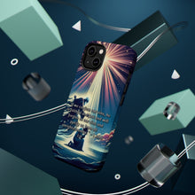 DistinctInk Tough Case for Apple iPhone, Compatible with MagSafe Charging - "Divine Forgiveness: 1 John 1:9 - Confession and Redemption"