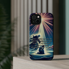 DistinctInk Tough Case for Apple iPhone, Compatible with MagSafe Charging - "Divine Forgiveness: 1 John 1:9 - Confession and Redemption"