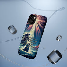 DistinctInk Tough Case for Apple iPhone, Compatible with MagSafe Charging - "Divine Forgiveness: 1 John 1:9 - Confession and Redemption"