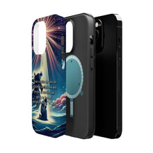 DistinctInk Tough Case for Apple iPhone, Compatible with MagSafe Charging - "Divine Forgiveness: 1 John 1:9 - Confession and Redemption"