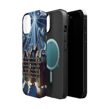 DistinctInk Tough Case for Apple iPhone, Compatible with MagSafe Charging - "The Shepherds' Glorious Praise: Luke 2:20"
