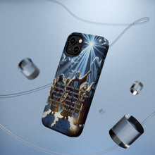 DistinctInk Tough Case for Apple iPhone, Compatible with MagSafe Charging - "The Shepherds' Glorious Praise: Luke 2:20"