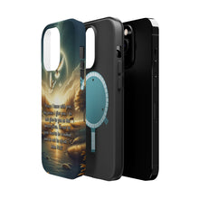 DistinctInk Tough Case for Apple iPhone, Compatible with MagSafe Charging - "John 14:27 - The Gift of Peace for Troubled Hearts"
