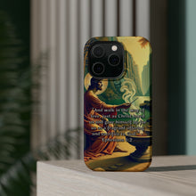 DistinctInk Tough Case for Apple iPhone, Compatible with MagSafe Charging - Ephesians 5:2 - Walking in Love as Christ Sacrificed