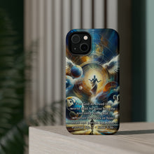 DistinctInk Tough Case for Apple iPhone, Compatible with MagSafe Charging - "The Gift of Eternal Life: John 3:16"