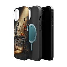 DistinctInk Tough Case for Apple iPhone, Compatible with MagSafe Charging - "He Will Eat Curds and Honey: Isaiah 7:15 Explained"