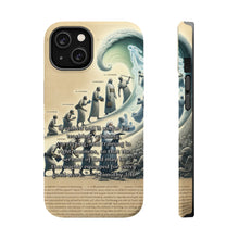 DistinctInk Tough Case for Apple iPhone, Compatible with MagSafe Charging - "Empowering Faithful Servants: 2 Timothy 3:16 for Christian Education"