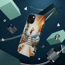 DistinctInk Tough Case for Apple iPhone, Compatible with MagSafe Charging - John 14:6 - Jesus: The Way, Truth, and Life