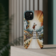 DistinctInk Tough Case for Apple iPhone, Compatible with MagSafe Charging - John 14:6 - Jesus: The Way, Truth, and Life