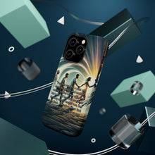 DistinctInk Tough Case for Apple iPhone, Compatible with MagSafe Charging - Mark 10:7: God's Unbreakable Union Between Husband and Wife