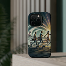 DistinctInk Tough Case for Apple iPhone, Compatible with MagSafe Charging - Mark 10:7: God's Unbreakable Union Between Husband and Wife