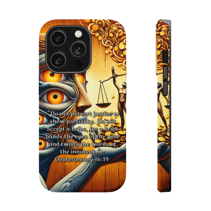 DistinctInk Tough Case for Apple iPhone, Compatible with MagSafe Charging - 