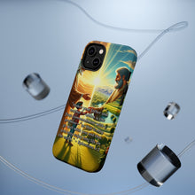 DistinctInk Tough Case for Apple iPhone, Compatible with MagSafe Charging - The Promise of Long Life: Ephesians 6:2