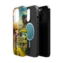 DistinctInk Tough Case for Apple iPhone, Compatible with MagSafe Charging - The Promise of Long Life: Ephesians 6:2