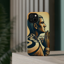 DistinctInk Tough Case for Apple iPhone, Compatible with MagSafe Charging - "Proverbs 3:6 - Submit to Him for Straight Paths"