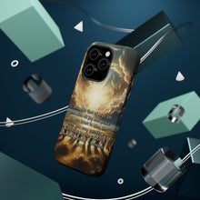 DistinctInk Tough Case for Apple iPhone, Compatible with MagSafe Charging - "Overflowing with Hope: Romans 15:13 - A Message of Joy and Peace"