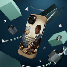 DistinctInk Tough Case for Apple iPhone, Compatible with MagSafe Charging - "Devotion in Love: Romans 12:10 - Honor Above Self"