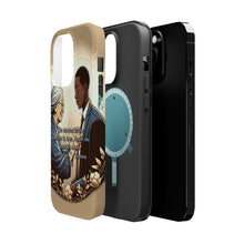 DistinctInk Tough Case for Apple iPhone, Compatible with MagSafe Charging - "Devotion in Love: Romans 12:10 - Honor Above Self"
