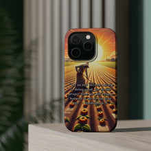 DistinctInk Tough Case for Apple iPhone, Compatible with MagSafe Charging - Galatians 6:9: Perseverance in Good Will Bring Reward