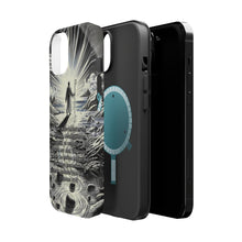 DistinctInk Tough Case for Apple iPhone, Compatible with MagSafe Charging - "The Divine Plan: Redemption for the Banished - 2 Samuel 14:14"