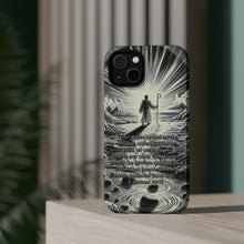 DistinctInk Tough Case for Apple iPhone, Compatible with MagSafe Charging - "The Divine Plan: Redemption for the Banished - 2 Samuel 14:14"