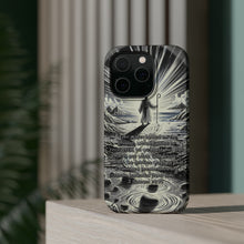 DistinctInk Tough Case for Apple iPhone, Compatible with MagSafe Charging - "The Divine Plan: Redemption for the Banished - 2 Samuel 14:14"
