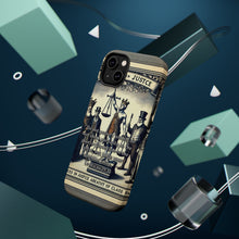 DistinctInk Tough Case for Apple iPhone, Compatible with MagSafe Charging - "Leviticus 19:15: Fairness in Judgment without Partiality or Favoritism"