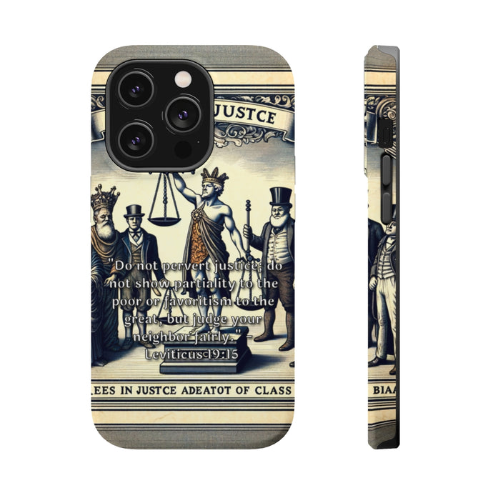 DistinctInk Tough Case for Apple iPhone, Compatible with MagSafe Charging - 