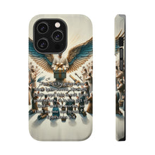 DistinctInk Tough Case for Apple iPhone, Compatible with MagSafe Charging - Ephesians 2:8 - Saved by Grace, Not by Works.