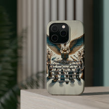 DistinctInk Tough Case for Apple iPhone, Compatible with MagSafe Charging - Ephesians 2:8 - Saved by Grace, Not by Works.