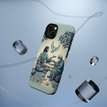 DistinctInk Tough Case for Apple iPhone, Compatible with MagSafe Charging - "Humble and Gentle Love: Ephesians 4:2 Bible Verse"