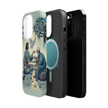 DistinctInk Tough Case for Apple iPhone, Compatible with MagSafe Charging - "Humble and Gentle Love: Ephesians 4:2 Bible Verse"