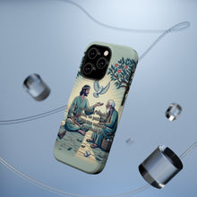 DistinctInk Tough Case for Apple iPhone, Compatible with MagSafe Charging - "Humble and Gentle Love: Ephesians 4:2 Bible Verse"