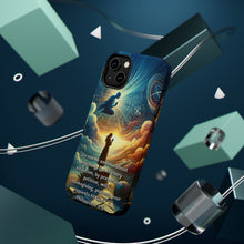 DistinctInk Tough Case for Apple iPhone, Compatible with MagSafe Charging - "Philippians 4:6: Present Your Requests with Gratitude and Prayer"