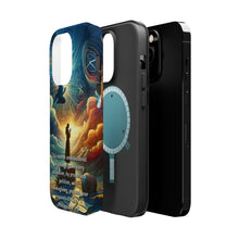 DistinctInk Tough Case for Apple iPhone, Compatible with MagSafe Charging - "Philippians 4:6: Present Your Requests with Gratitude and Prayer"