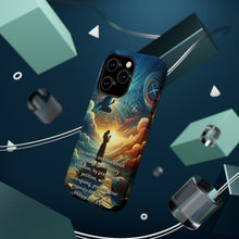 DistinctInk Tough Case for Apple iPhone, Compatible with MagSafe Charging - "Philippians 4:6: Present Your Requests with Gratitude and Prayer"