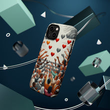 DistinctInk Tough Case for Apple iPhone, Compatible with MagSafe Charging - "1 Peter 4:8 - Love Above All: A Summary"