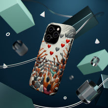 DistinctInk Tough Case for Apple iPhone, Compatible with MagSafe Charging - "1 Peter 4:8 - Love Above All: A Summary"