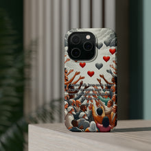 DistinctInk Tough Case for Apple iPhone, Compatible with MagSafe Charging - "1 Peter 4:8 - Love Above All: A Summary"