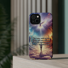 DistinctInk Tough Case for Apple iPhone, Compatible with MagSafe Charging - "Galatians 5:16 - Walking by the Spirit's Guidance"