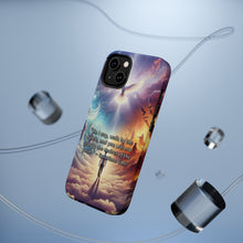 DistinctInk Tough Case for Apple iPhone, Compatible with MagSafe Charging - "Galatians 5:16 - Walking by the Spirit's Guidance"