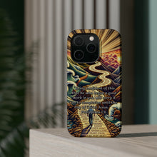 DistinctInk Tough Case for Apple iPhone, Compatible with MagSafe Charging - "God's Promise to Complete His Good Work - Philippians 1:6"