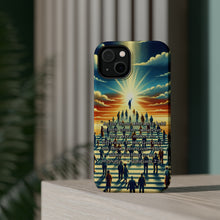 DistinctInk Tough Case for Apple iPhone, Compatible with MagSafe Charging - "Galatians 2:6 - Equality in God's Eyes Holds No Bias"