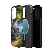 DistinctInk Tough Case for Apple iPhone, Compatible with MagSafe Charging - "The Guiding Words: Proverbs 6:20 - Parents' Teachings"