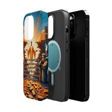 DistinctInk Tough Case for Apple iPhone, Compatible with MagSafe Charging - "The Peacemaker: Ephesians 2:14 Unites and Breaks Hostility"