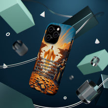 DistinctInk Tough Case for Apple iPhone, Compatible with MagSafe Charging - "The Peacemaker: Ephesians 2:14 Unites and Breaks Hostility"